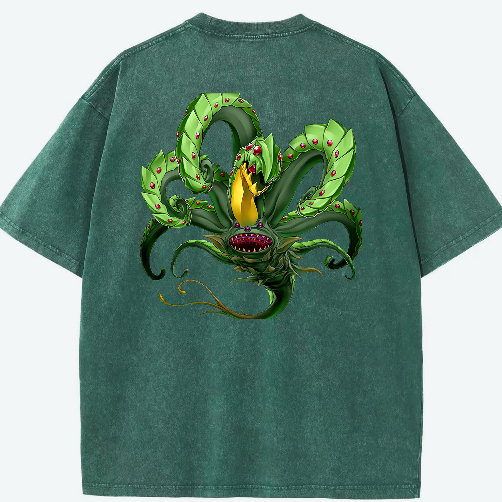 （画像用） 遊☆戯☆王 Yu-Gi-Oh! 綿100% ヴィンテージ風 半袖Tシャツ（背面プリント）